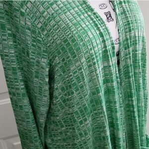 LuLaRoe Sarah Mid Calf Length Cardigan With Pockets Lightweight & Stretchy Med